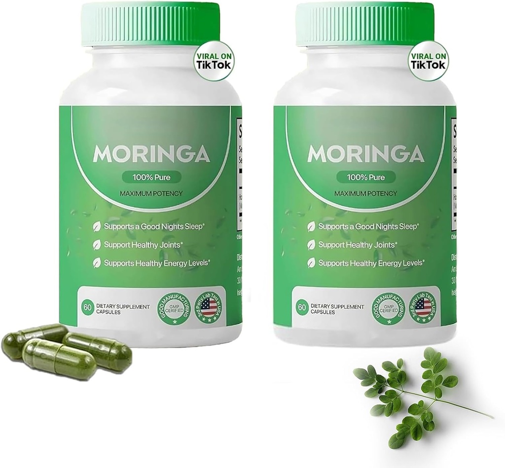 Estratto di caffè verde, Estratto di caffè verde in polvere - 800mg di Nutrient-Rich Moringa- promuove l'energia, Gut Well-Being (2)