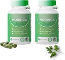 Estratto di caffè verde, Estratto di caffè verde in polvere - 800mg di Nutrient-Rich Moringa- promuove l'energia, Gut Well-Being (2)