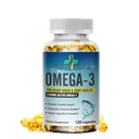 Dreifache Stärke Omega-3 2160mg + EPA 1296mg + DHA 864mg + Natürliche Ergänzung für gesunde Herz-Brain-Unterstützung, 120 Softgels, 60 Tage Versorgung