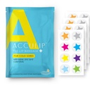Acculip Cold Sore Patch Lysine Cold Sore Treatment for Lips, Lysine Lip Balm Alternative for Soothing Relief, Medicated Fever Blister Patch, L-lysine, Zinc and Calendula, Star Theme Design