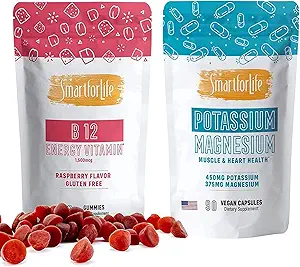 Smart per la vita Potassium Magnesium Capsule & Vitamina B12