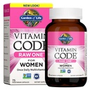 Garden of Life Vitamin Code RAW ONE for Women Once Daily Multivitamin, 75ct