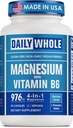 Magnesium Glycinate 4-in-1 Complex for Women, 976mg of Magnesium Glycinate, Citrate, Malate, L-Threonate & Vitamin B6 Supplement for Health | Third Party Tested, Gluten Free, Non-GMO - Easy to Swallow