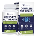 Migcopat Probiotic Prebiotic, Postbiotic & Digestive Enzymes for Digestive Health, 80 Billion CFU Probiotics Complete Gut Support with Berberine, Cinnamon, L-Glutamine, for Men & Women, 120 Capsules