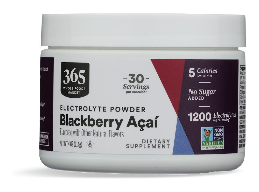 365 By Whole Foods Market, BlackBerry Acai Electrolyte, 5.46 Ounce