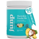 JUNP Electrolytes Poudre Pas de sucre Sans glucides – Pina Colada Ananas de coco Keto Electrolyte Mélange de boisson - Potassium et sel Poudre d'hydratation Electrolytes - Zéro Calorie Sans sucre Poudre d'électrolyte 90ct
