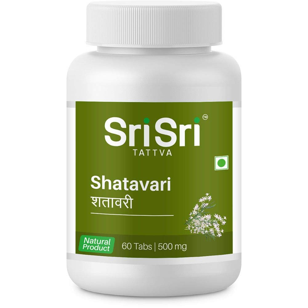 Sri Sri Tattva Ayurveda Shatavari Tablet (60 Tab) X 2