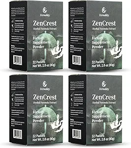 ZenCrest, Natural Herb Prostate Supplement, tradizionale cinese Herbal Formula, Promuovere la prostata sana, Promuovere la funzione estrogenica, Nessun effetto collaterale, (128 Packets - 4 scatole) (4)