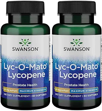 Swanson Super-Strength LYC-O-Mato Lycopene 40 Milligrams 60 Sgels (2 Confezione)