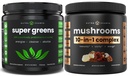 NutraChamps Super Greens & Super Pilze: Ultimate Brain, Gut &amp; Body Boost