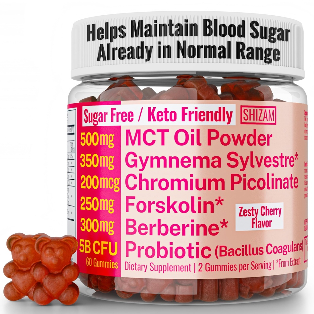 C8 C10 MCT Oil Gymnema Sylvestre Chromium Picolinate Probiotic Bacillus Coagulans Organic Berberine Extract Gummies, Pill Capsule Powder Tincture Supplement Pills Capsules Supplements Alternative