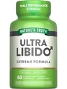 La verità della natura Libido Supplemento per gli uomini | 60 Softgels | Pillole libere non OGM & Gluten