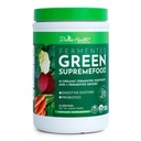 Divine Health Fermented Green Supremefood | 14 USDA Organic & Fermented Vegetas and Grasses | Probiotics | Enzymes | Apple Cinnamon Flavor | 30 Servings | 240g
