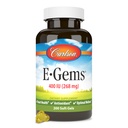 Carlson - E-Gems, 400 IU, Heart Health & Optimal Wellness, Antioxidant, 200 weiche Gele
