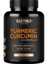 Curcumina erboristica con BioPerine Black Pepper e 95% Curcuminoids - Integratori erboristici ad alto assorbimento 1300mg per la salute di Hearth - Non-GMO, Gluten Free - 120 Capsule