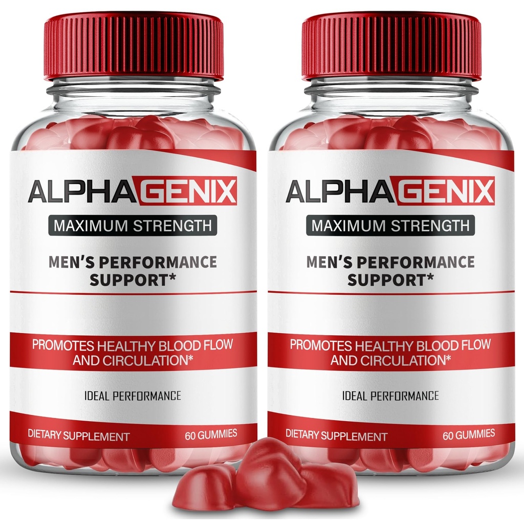 IDEAL PERFORMANCE AlphaGenix Gummies, Alpha Genix Gummy Reviews (2 Pack)