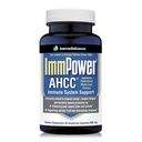 American BioSciences ImmPower AHCC Herbal Mushroom Supplement, 500mg per Capsule per Supporto Immune, Mantiene Natural Killer Cell Activity, Confezione da 1, 60 capsule Veggie