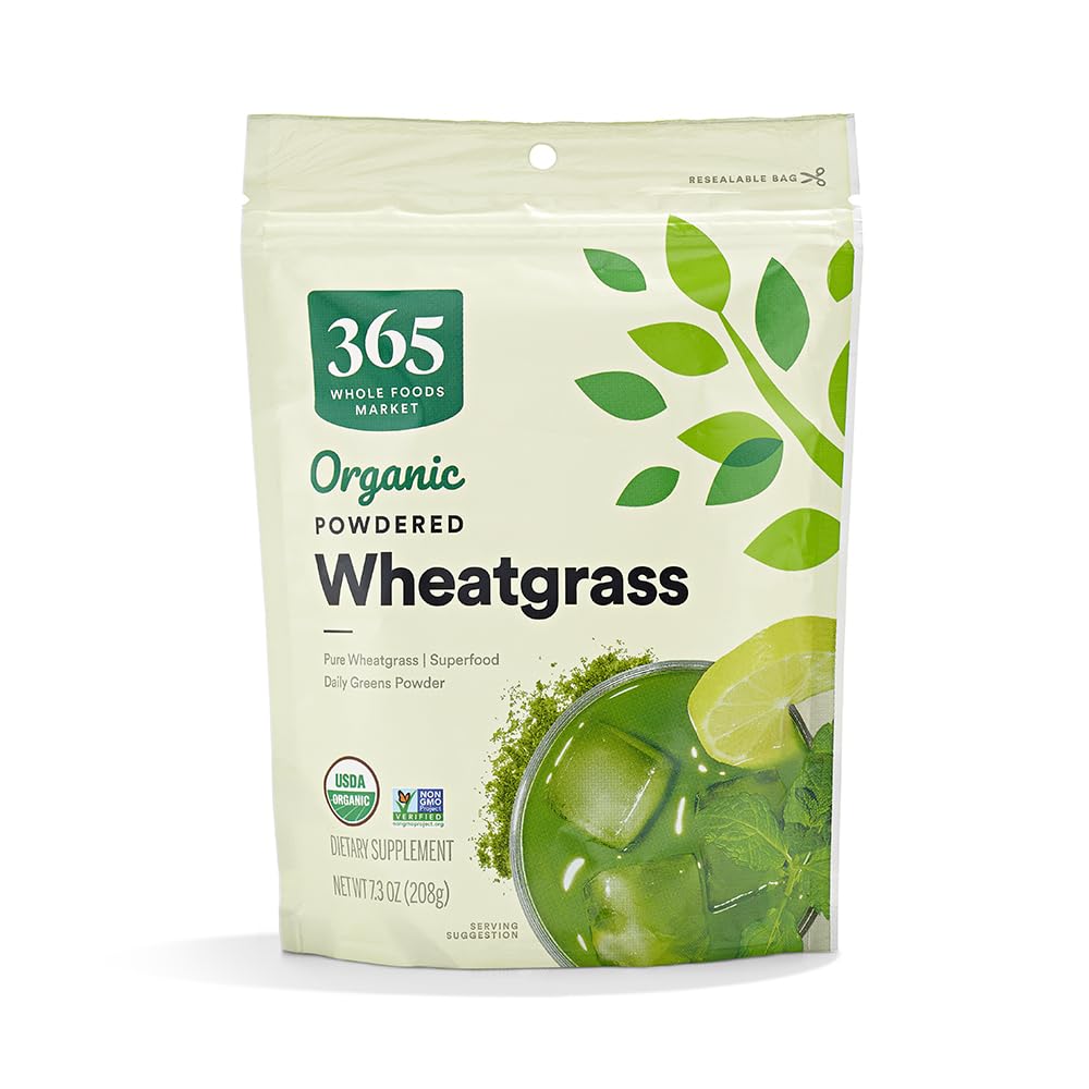 365 da Whole Foods Market, Polvere di Wheatgrass Organica, 7.3 Ounce