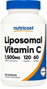 Nutricost Liposomal Vitamin C (1500mg) 120 Vegan Capsules - GMO-Free, Gluten-Free, 60 Servings