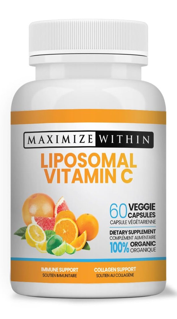 Liposomal Vitamin C Capsules - Enhanced Absorption, 60 Count