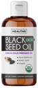 USDA Organic Black Cumin Seed Oil Liquid (8 fl oz) Premium Cold-Pressed Nigella Sativa Produrre Pure - Antiossidante Supplemento - Vegan, Gluten-Free, & Non-GMO (Nessun pillole o capsule)