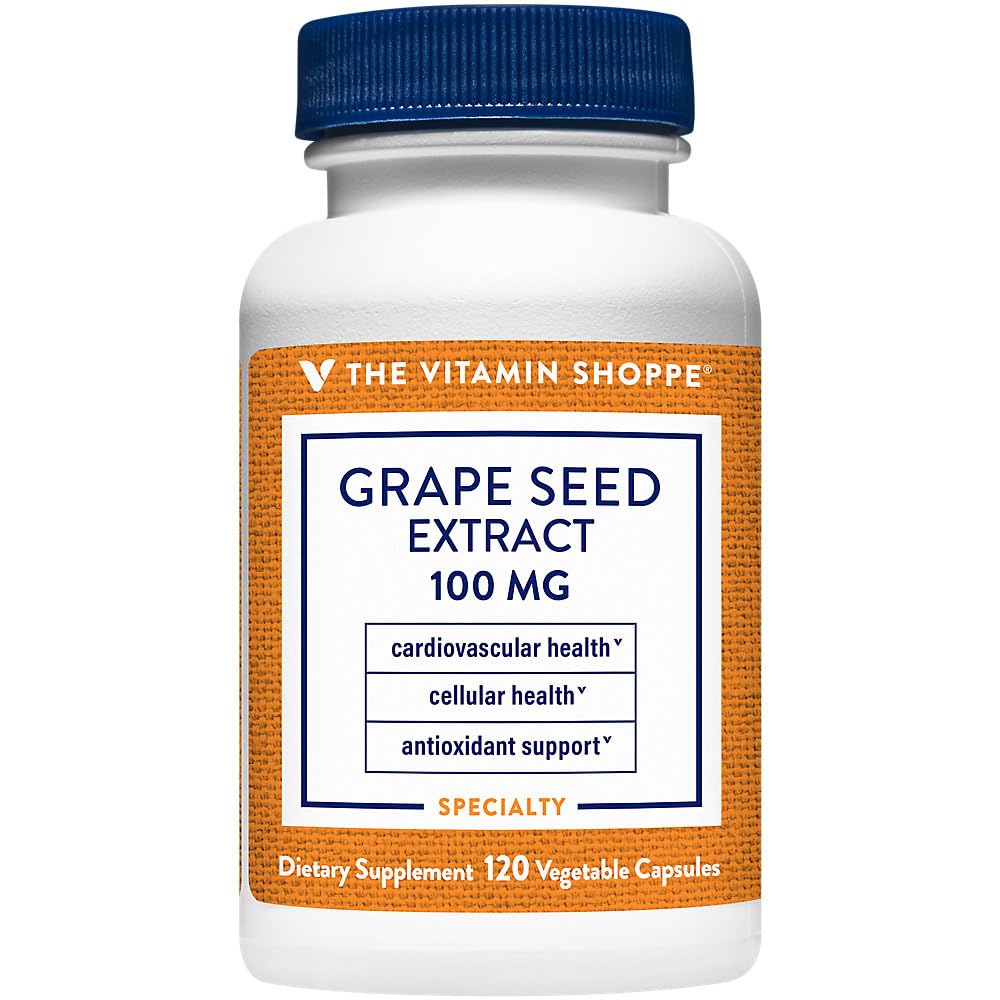 The Vitamin Shoppe Grape Seed Extract 100 (120 Capsules) (120 Capsules)