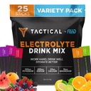 Fluid Tactical - 25 Count Electrolyte Powder | Variety Pack | Travel Ready Drink Mix | Extreme Re-Hydration