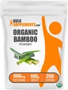 BulkSupplements.com Polvere di bambù organica - integratori di silice, supplemento di bambù, senza glutine - 500mg per porzione, 100g (3,5 oz) (pacchetto di 1)