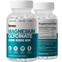 Magnesium Glycinate 1250mg with Zinc - Gentle on Stomach - Sleep, Muscle Cramp, Cardiovascular & Bone Support* for Women & Men - High Absorption, Gluten-Free, Non-GMO, Vegan (90 Caps) - Made in USA