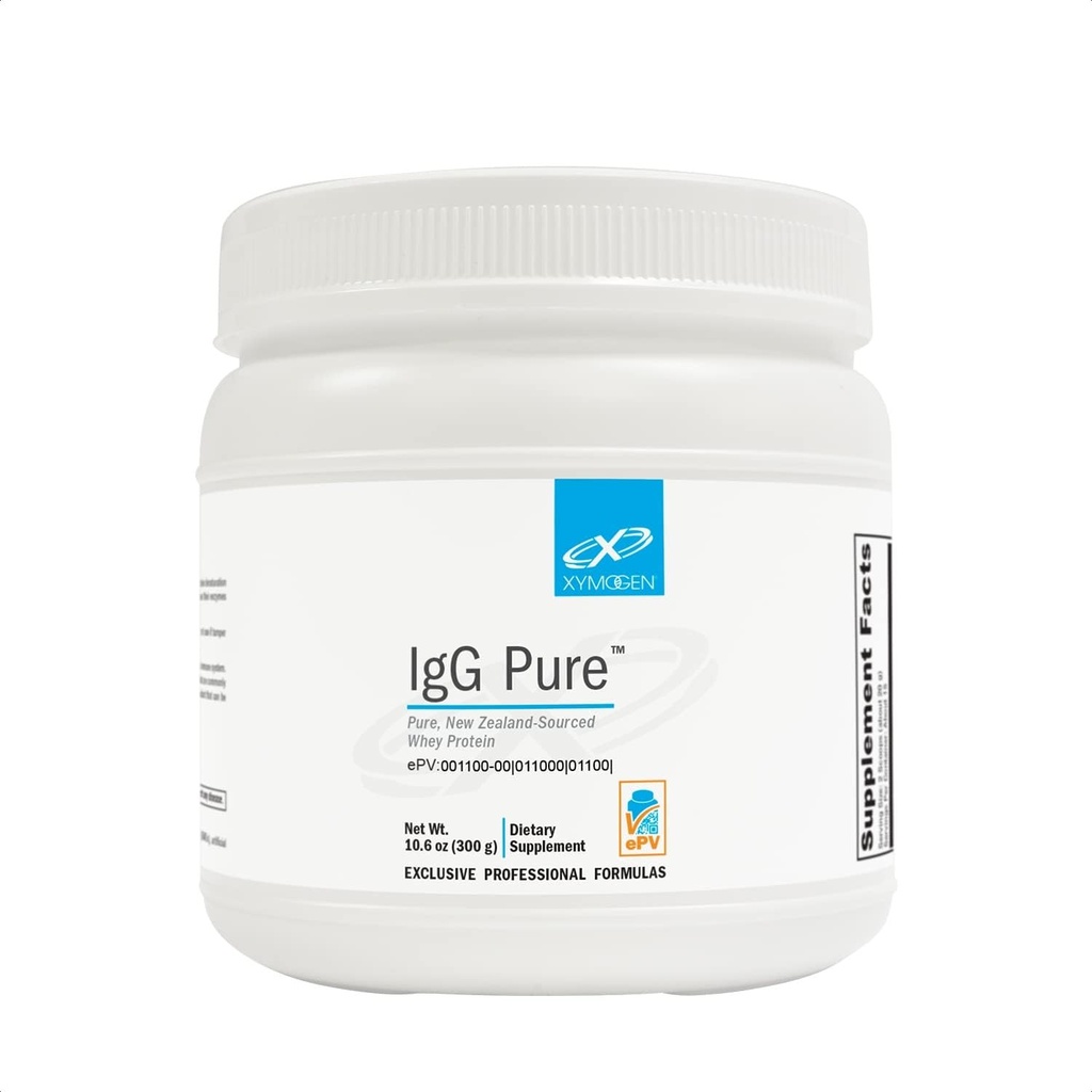 XYMOGEN IgG Pure - Bioactive Whey Protein - Immune Health Support & GI Health Support - Muscle Recovery & Healthy Body Composition - Gluten-Free, Non-GMO & Soy-Free - 15 Servings