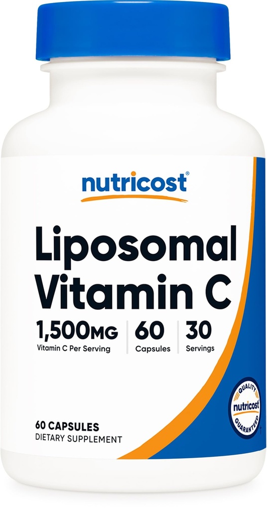 Nutricost Liposomal Vitamin C (1,500mg) 60 Capsules, High Absorption