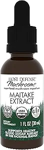 Host Defense Maitake Extract - Immune & Cellular Health Support - Nahrungsergänzungsmittel mit Maitake Mushroom & Pilz Mycelium - Liquid Supplement - 1 fl oz (30 Portionen)