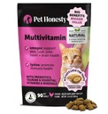 Cat Multivitamin Chews - Cat Treats for Health + Immune, Joint Support, Skin & Coat, and Digestion - Omega 3s, Lysine & Probiotics für Katzen, Vitamine für Katzen - Huhn (90-Day Supply)