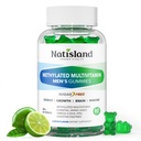 Methylated Multivitamin for Men Gummies, Men`s Multivitamins Gummies with Vitamin B Complex, A, C ,D3, E, K2, Calcium, Magnesium, Omega-3, Energy & Immune, Vegan, 50 Plus, Sugar Free, 60 Count