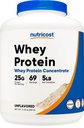 Nutricost Whey Protein Pulver, Unflavored, 5 Pfund - aus Whey Protein Konzentrat