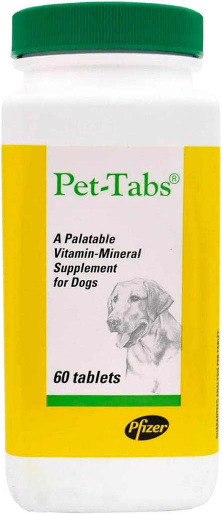 Pet Tabs Original Formel Vitamin Supplement, 60 Zähler