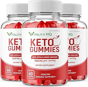 PERFORMANCE IDEALE (3 Pack) Vitality HQ Ketos Gummies Vitality Ketos ACV Gummies Vitality ACV Gummie Vitality Ketos Gummies (180 Gummies)