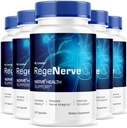 (5 Pack) RegeNerve 6 Capsules - Official RegenNerve Six Advanced Formula Pills, All Natural RegeNerve6 Support Supplement Vitamin Formula for Wellness & Overall Health, 300 Capsules for 5 Months