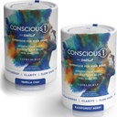 Ultra Human CONSCIOUS1 - Fokus Boosting Superfood Blend Vanilla Chai & Rainforest Berry Variety Pack