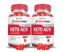 Justified Laboratories (2 Pack Keto Rush Keto ACV Gummis Advanced Formula 1000MG Powder B12 Vegan Non GMO 120 Gummys