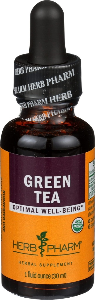Kräuter Pharm Certified Organic Green Tea Liquid Extract - 1 Unze