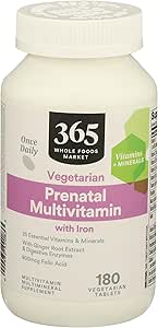 365 von Whole Foods Market, Prenatal Multi Einmal täglich, 180 Count
