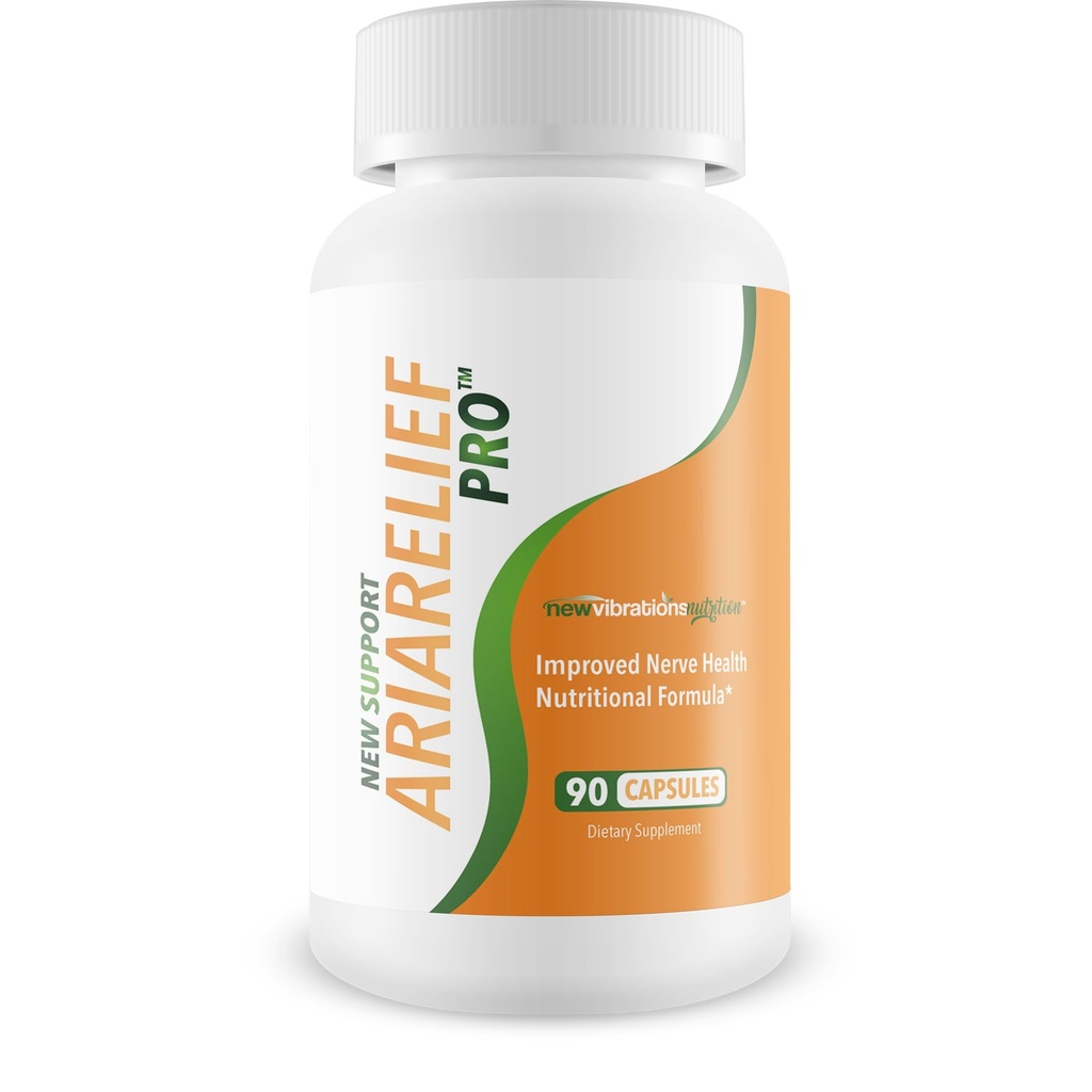 Ariarelief Pro Neuropathy Support Supplement - Our Best B12 Nerve Support Supplement - Nerve Damage Vitamins - Cayenne Pepper Capsules - Okinawa Capsaicin Pills - Ariarelief For Neuropathy Aria Relief
