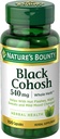 Nature's Bounty Black Cohosh Root Pillen und Kräuter Health Supplement, Natürliche Menopausal-Unterstützung, 540 mg, 100 Kapseln