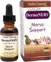 Ambra NaturalZ DermaNERV Integratore a base di erbe per cani, gatti, uccelli, conigli e pig della Guinea | Supporta la salute del sistema nervoso centrale e il comportamento bilanciato | Aiuti naturali per le funzioni di Nerve sano