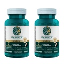 NEURIVA Ultra Brain Supplemento per l'Alertness Mentale, Memoria, Focus & Concentrazione con Cognivive clinicamente testato, Neurofactor, Phosphatidylserine, Vitamine B6 & B12, 60 Count Capsule (2 Pack)