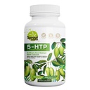 Supplément 5-HTP 200mg, soutient un sommeil et une humeur sains avec du calcium – non-OGM, sans gluten – 90 capsules