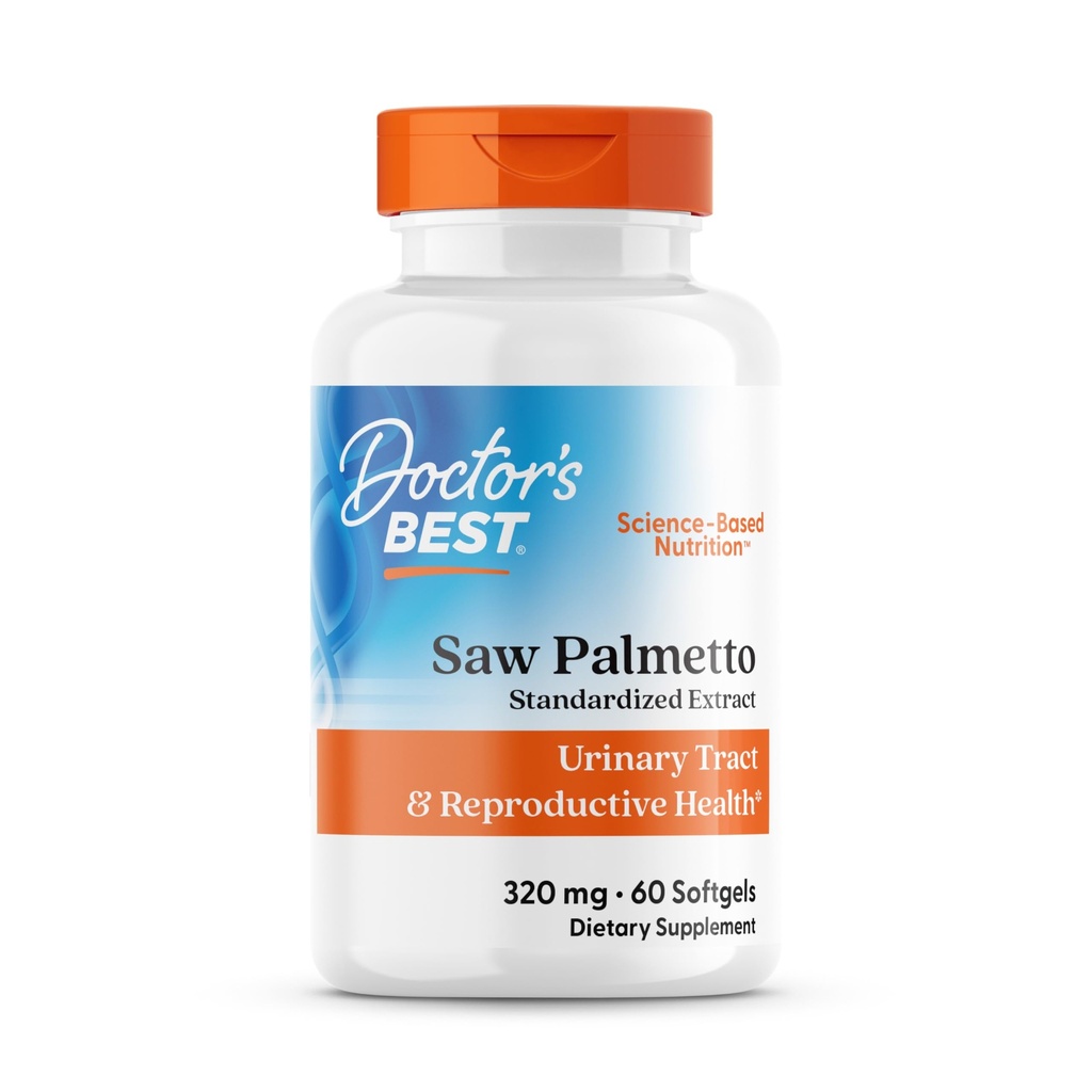 Beste Saw Palmetto Extrakt (320 mg), Softgel Kapseln, 60-Count