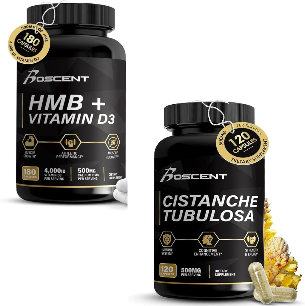 HMB and Vitamin D3 with Cistanche Tubulosa