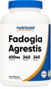 Nutricost Fadogia Agrestis (240 Capsules | 600 mg Per Serving) - Potent 10:1 Extract, Gluten Free, GMO Free Supplement